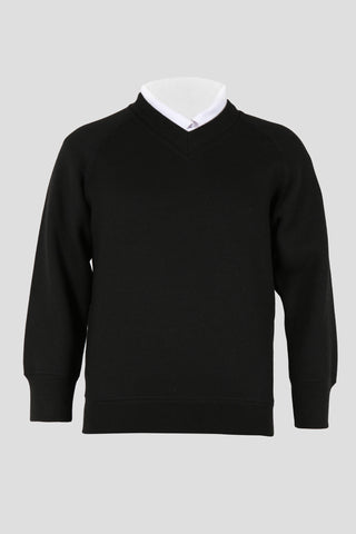 Boys v-neck school sweatshirt - Quality school uniforms at the School Clothing Company