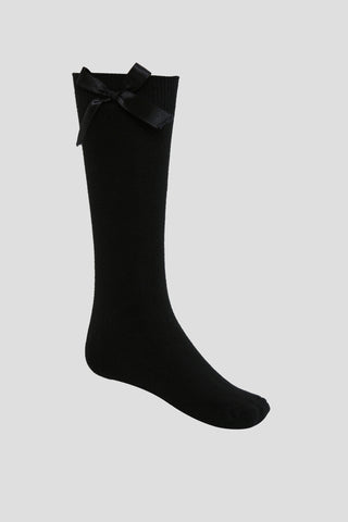 Girls school ankle socks with bow detail - Quality school uniforms at the School Clothing Company