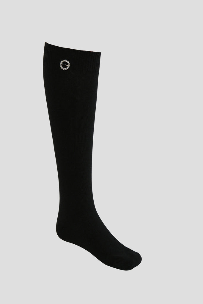 Girls knee high school socks with diamante detail - Quality school uniforms at the School Clothing Company