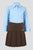 Girls pleated school skirt with diamante detail - Quality school uniforms at the School Clothing Company