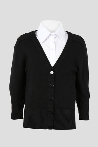 Girls fine knit school cardigan - Quality school uniforms at the School Clothing Company