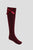 Girls knee-high school socks with bow detail - Quality school uniforms at the School Clothing Company