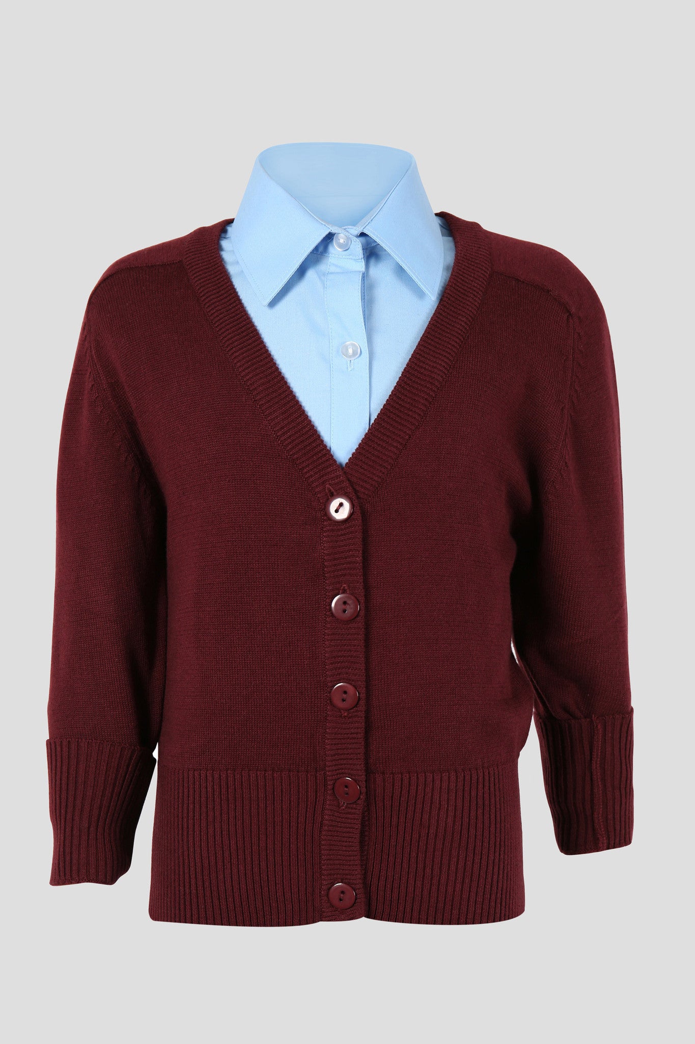 Girls sales burgundy cardigans