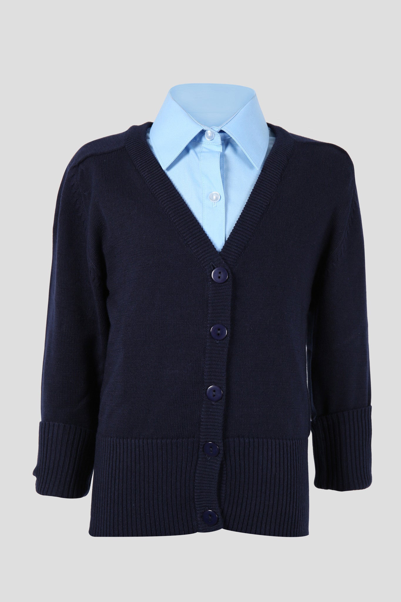 Children's navy 2025 school cardigans