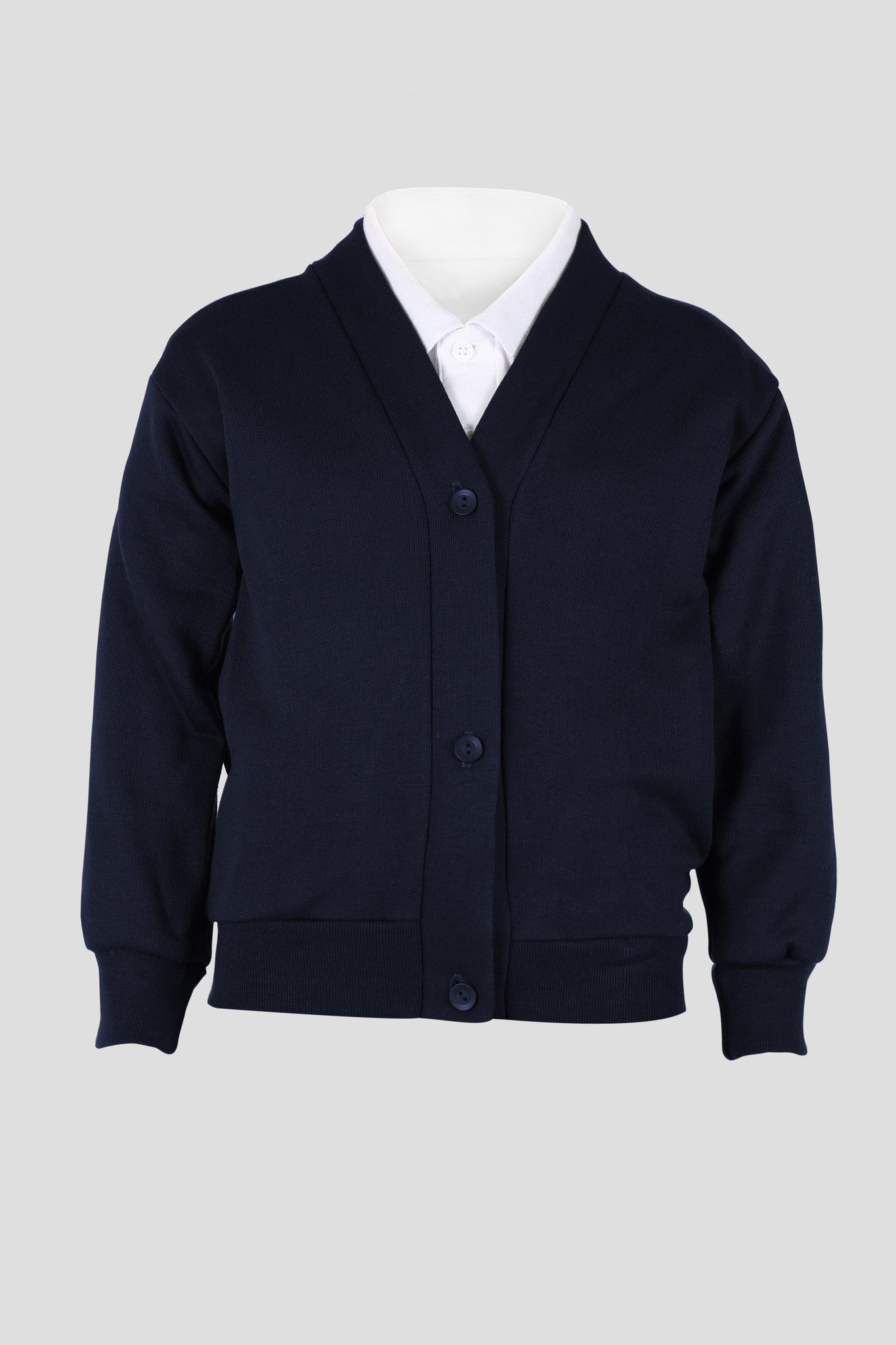 Children's navy 2025 school cardigans