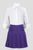 Girls pleated school skirt with button detail - Quality school uniforms at the School Clothing Company